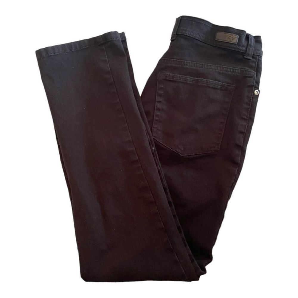Gloria Vanderbilt Petite Black Straight Stretch Jeans Size 4